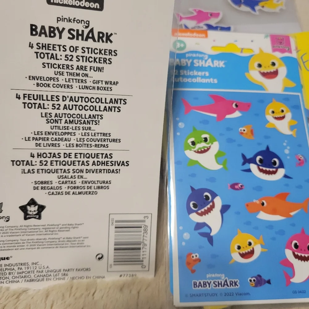 Baby Shark Birthday Party Decorations Set